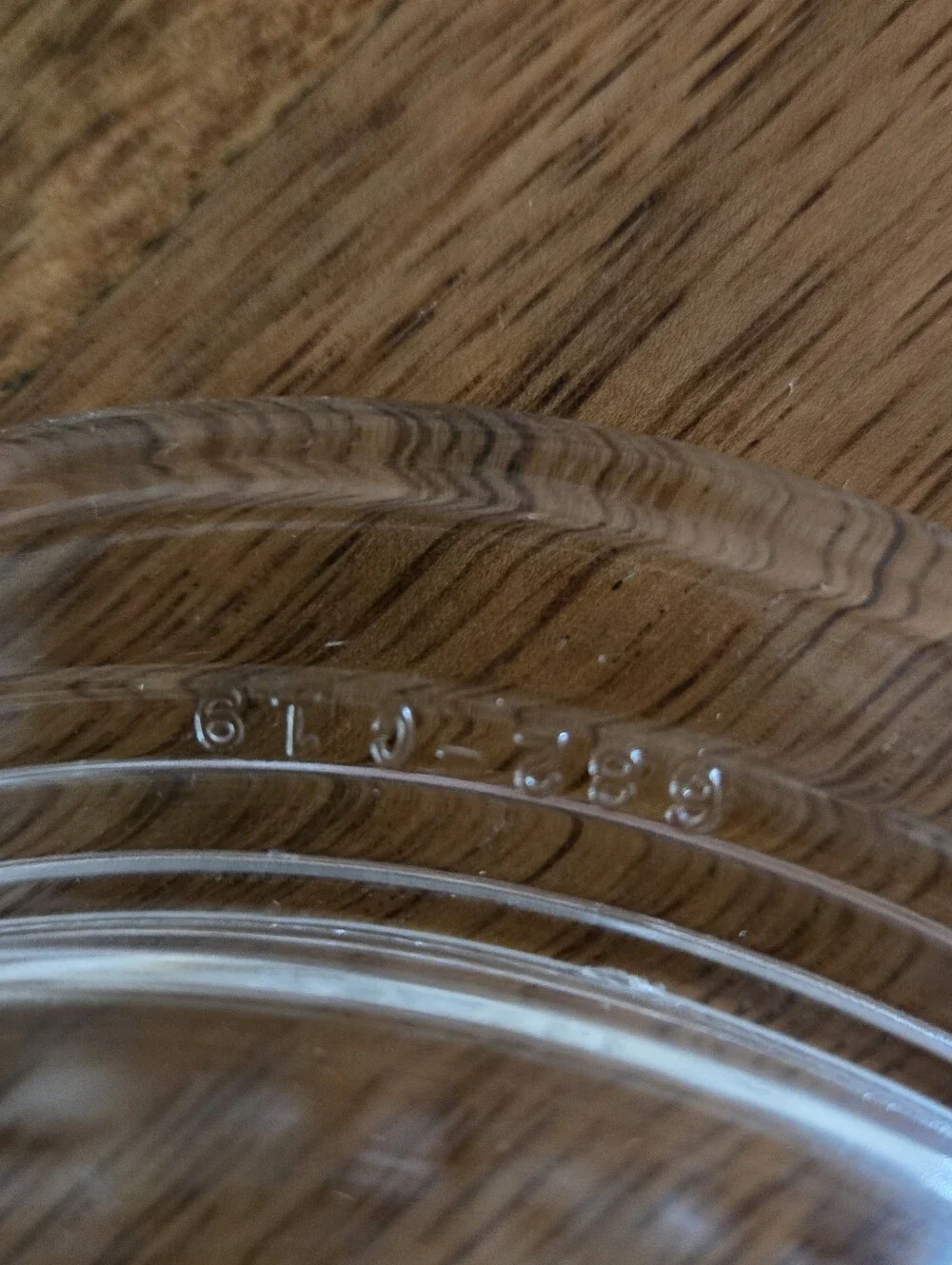 Vintage Pyrex 682-C Replacement Lid For 1 Quart- Clear Glass